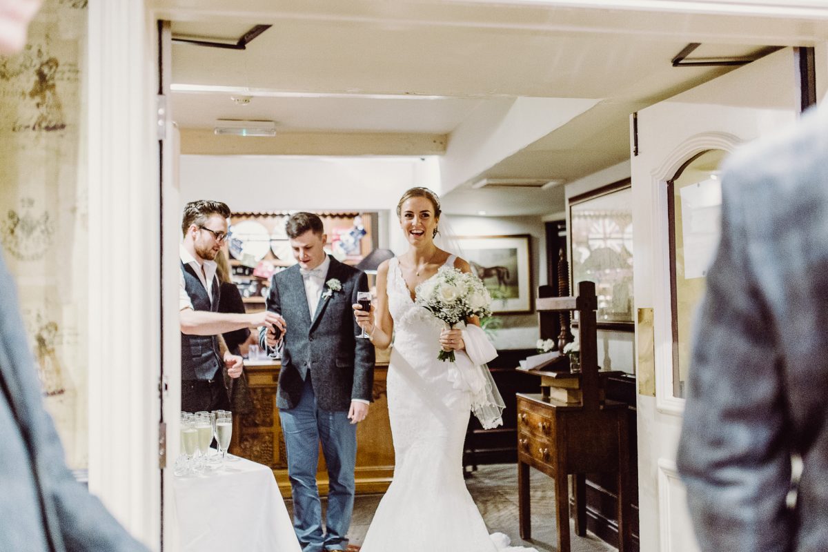 LANCASHIRE WEDDING PHOTOGRAPHY, SHIREBURN ARMS, CLITHEROE WEDDING, BRIDE AND GROOM, WINTER WEDDING, AYESHA PHOTOGRAPHY