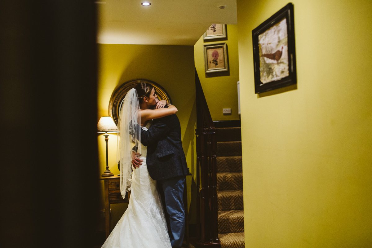 LANCASHIRE WEDDING PHOTOGRAPHY, SHIREBURN ARMS, CLITHEROE WEDDING, BRIDE AND GROOM, WINTER WEDDING, AYESHA PHOTOGRAPHY